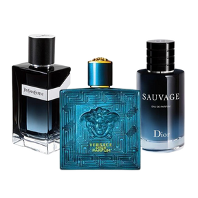 Coffret de 3 Parfums - Sauvage, Yves Saint Laurent Y Men et Versace Eros