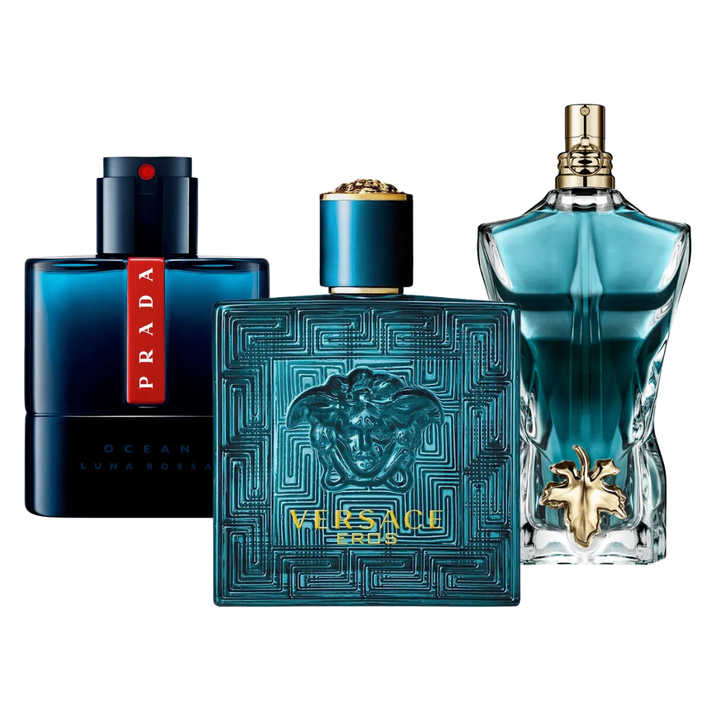 Coffret de 3 Parfums -  Luna Rossa, Versace Eros, Le Beau