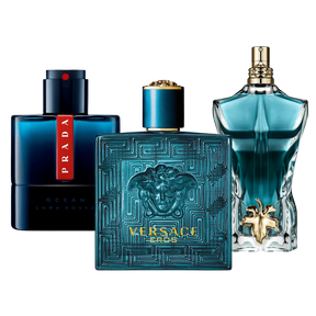 Coffret de 3 Parfums -  Luna Rossa, Versace Eros, Le Beau