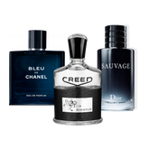 Coffret de 3 Parfums -  Creed Aventus, Bleu de Chanel, Sauvage