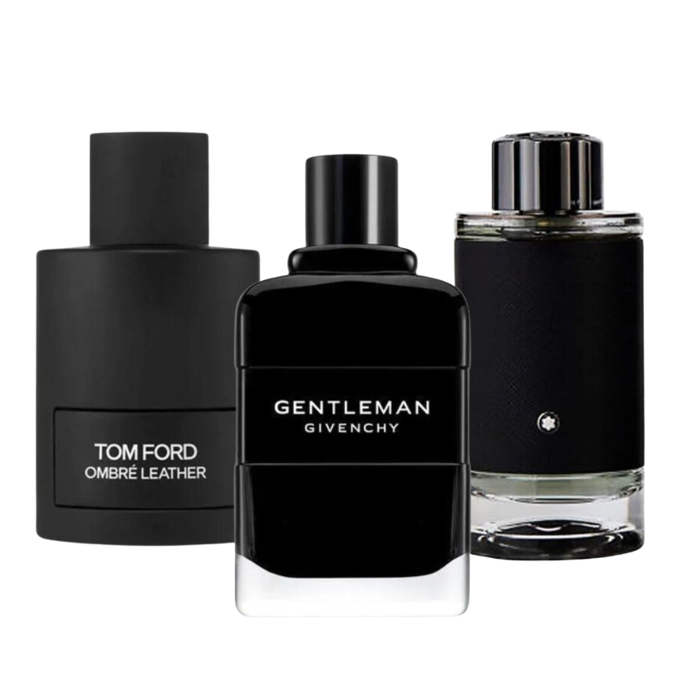 Coffret de 3 Parfums - Tom Ford Ombre Leathe, Gentleman, Montblanc Explorer