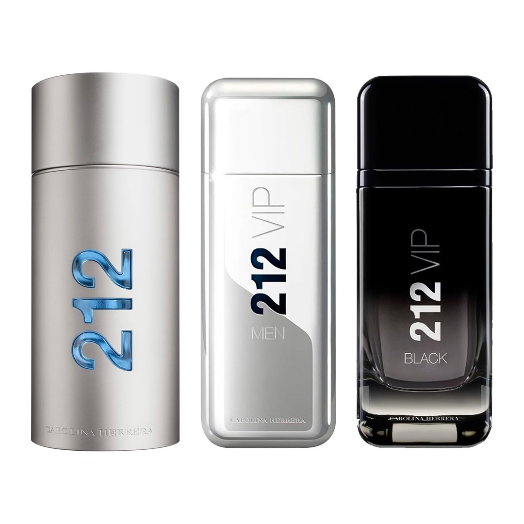 Coffret de 3 Parfums - 212 Vip Nyc, 212 Men et 212 Black