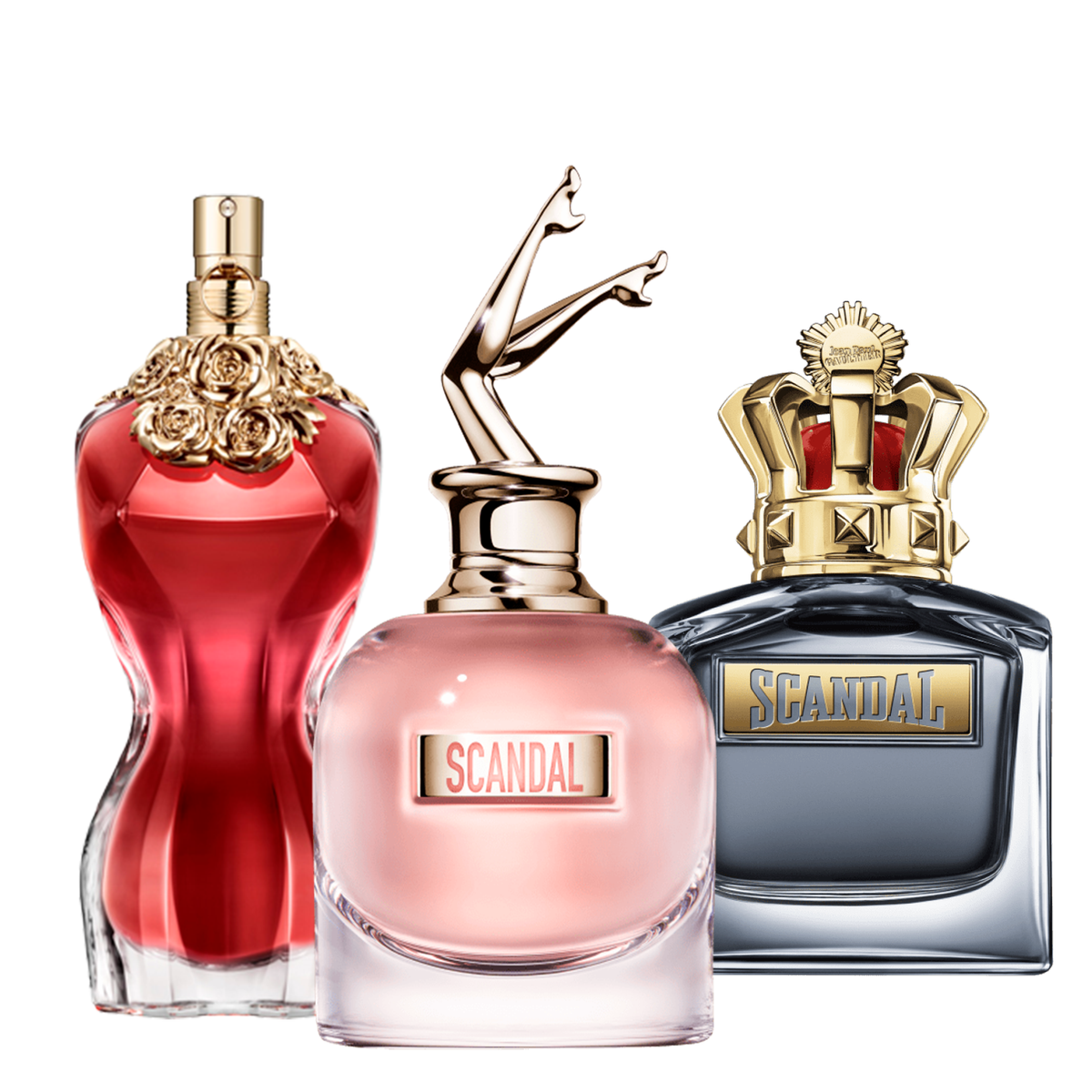 Coffret de 3 Parfums - La Belle, Scandal, Scandal Pour Homme